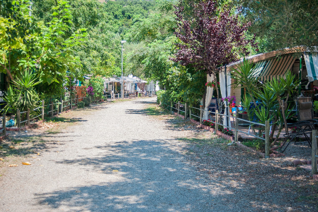 Viale casette all'Europa Unita, lo splendido campeggio-villaggio direttamente sul mare sulla costa del Cilento (bandiera blu 2016)